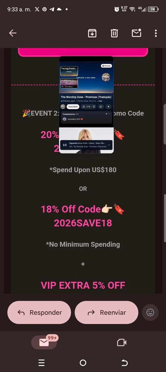 SaSa.com promo code screenshot showing code 2026SAVE18 applied at SaSa.com checkout page. Uploaded by SimplyCodes community member kellymoreno on Jan 7, 2026