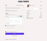 Sasha Therese coupon verification screenshot