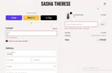 Sasha Therese coupon verification screenshot