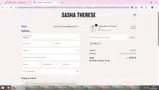 Sasha Therese coupon verification screenshot