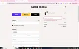 Sasha Therese coupon verification screenshot