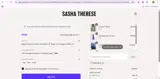 Sasha Therese coupon verification screenshot