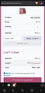 neomar coupon verification screenshot
