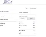 Satin Smooth coupon verification screenshot