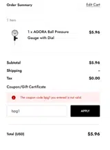 bpg1 coupon verification screenshot