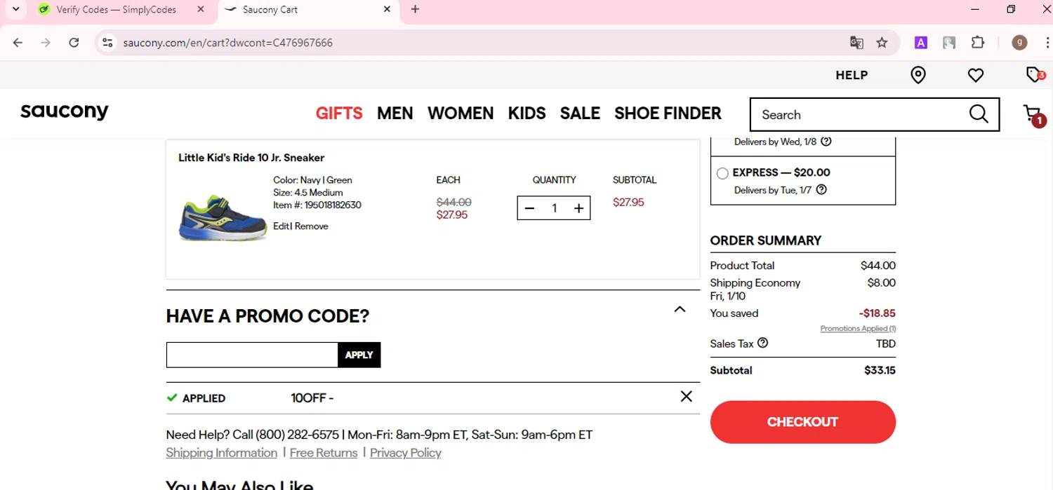 Saucony coupon deals