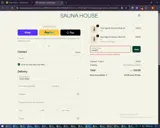 Sauna House coupon verification screenshot