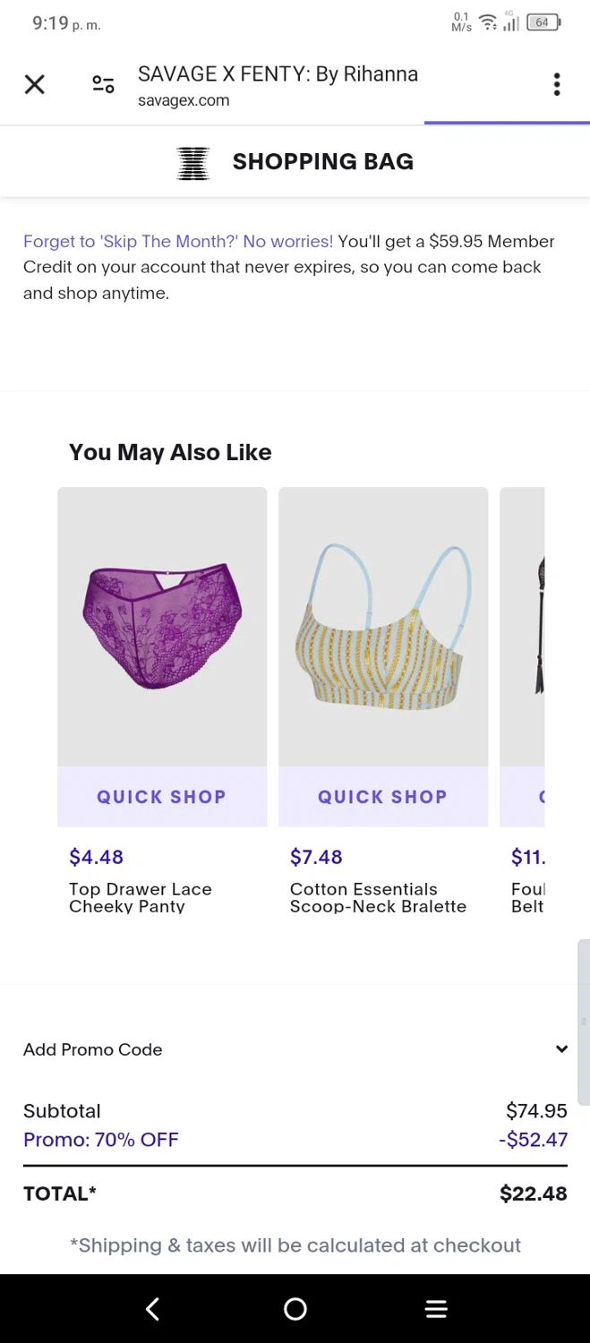 Savage X Fenty Promo Codes 60 Off September 2024