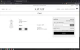 WELCOME10 coupon verification screenshot
