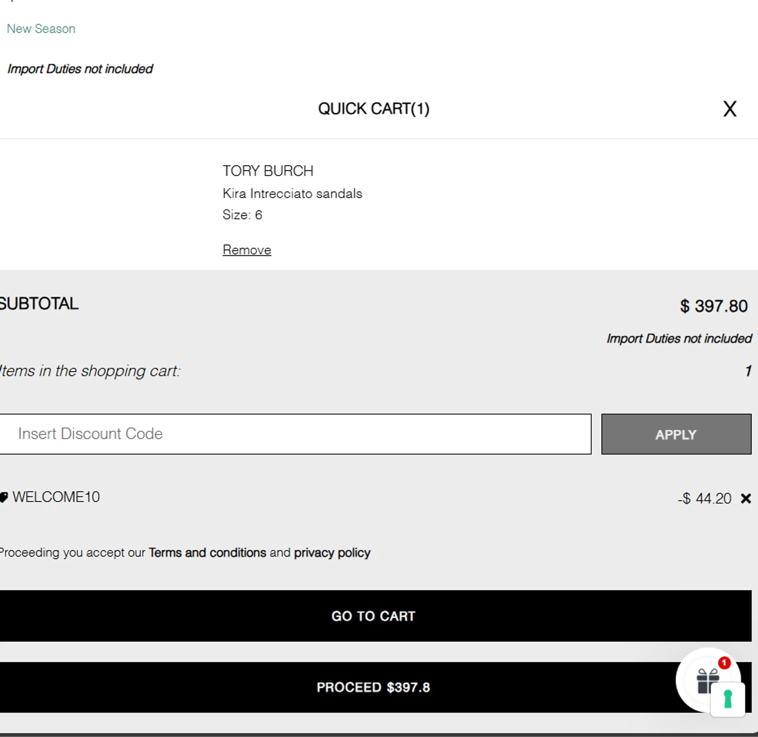 Savait discount code screenshot showing code WELCOME10 applied at Savait checkout page. Uploaded by SimplyCodes community member steve_jeff on Jul 11, 2025