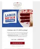 LABORDAY coupon verification screenshot