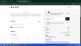 SAVD Clothing coupon verification screenshot