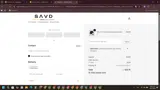 SAVD Clothing coupon verification screenshot