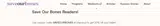 Save Our Bones coupon verification screenshot