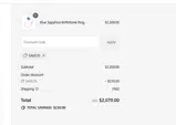 SAVE10 coupon verification screenshot