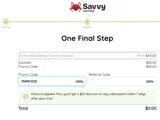 MARCH25 coupon verification screenshot