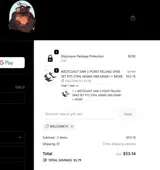 WELCOME10 coupon verification screenshot