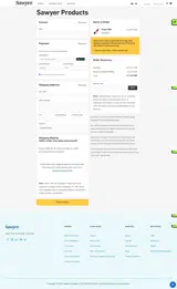 Sawyer Products coupon verification screenshot