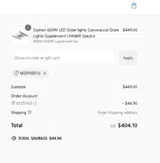 MOTHER10 coupon verification screenshot