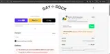 Say it with a Sock coupon verification screenshot