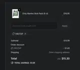FIRSTSIP coupon verification screenshot