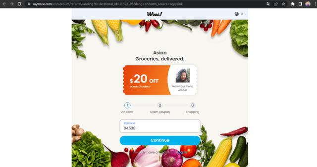 Saywee checkout page showing Saywee promo code box | Screenshot taken by SimplyCodes community member on Feb 25, 2025