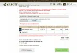 Sazen Tea coupon verification screenshot