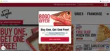 BOGO coupon verification screenshot