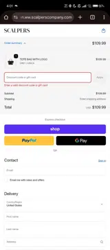 IBSCS202203ES coupon verification screenshot