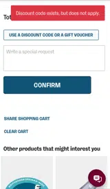 20may coupon verification screenshot