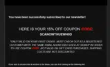 SCANOWYHUEWH9D coupon verification screenshot