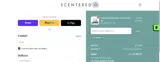 Scentered coupon verification screenshot