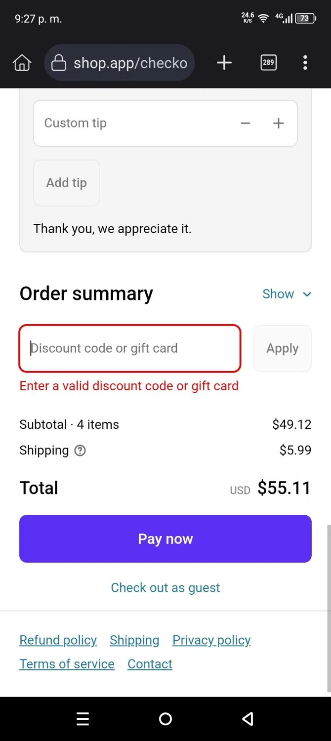 ScentsGift coupon code screenshot showing code SG10 applied at ScentsGift checkout page. Uploaded by SimplyCodes community member BrilliantHero1199 on Nov 25, 2025