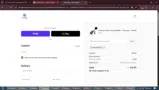 WELCOME10 coupon verification screenshot