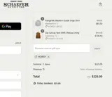 Schaefer Outfitter coupon verification screenshot