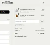 Schaefer Outfitter coupon verification screenshot