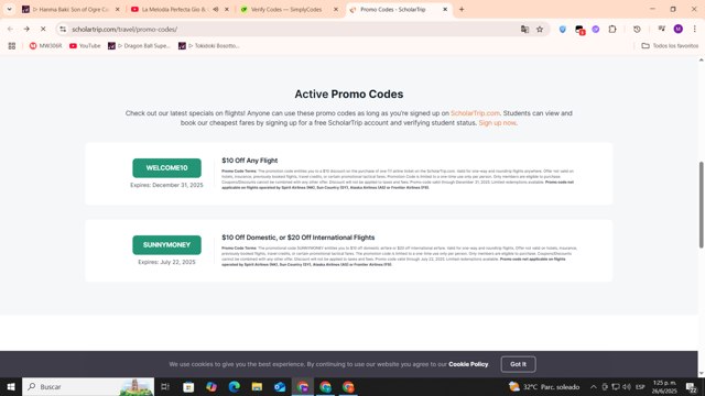 ScholarTrip checkout page showing ScholarTrip promo code box | Screenshot taken by SimplyCodes community member on Jun 26, 2025