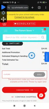 CLIFFORD coupon verification screenshot