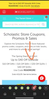 READMORE coupon verification screenshot