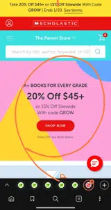 GROW coupon verification screenshot