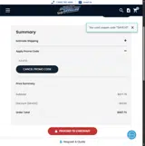 SAVE10 coupon verification screenshot