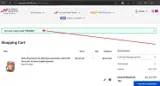 FREEBAG coupon verification screenshot