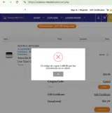 labor coupon verification screenshot