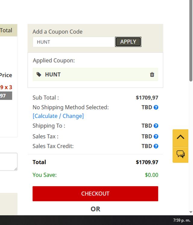 Scopelist checkout page showing Scopelist promo code box | Screenshot taken by SimplyCodes community member on Apr 6, 2025