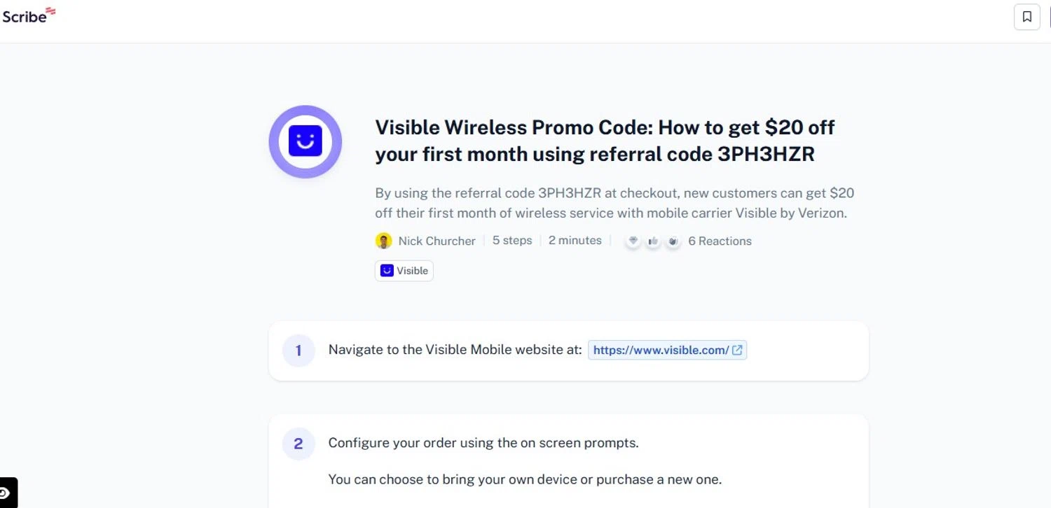 Scribe promo code screenshot showing code 3PH3HZR applied at Scribe checkout page. Uploaded by SimplyCodes community member Olorinnnnn on Jul 29, 2025