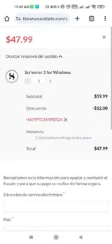 HAPPYCAMPER24 coupon verification screenshot