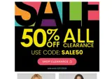 sale50 coupon verification screenshot