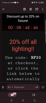 Bf20 coupon verification screenshot