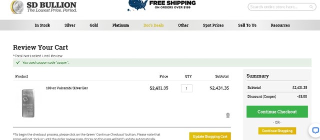 SD Bullion Promo Codes - 30% Off Coupons Jun 2025