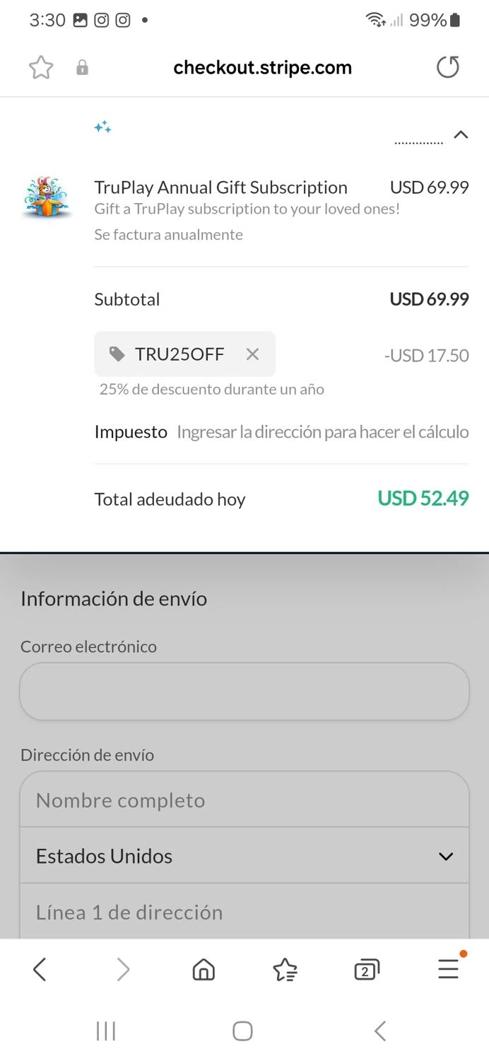 SDEER promo code screenshot showing code DSP38 applied at SDEER checkout page. Uploaded by SimplyCodes community member BudgetSpotter1238 on May 9, 2025